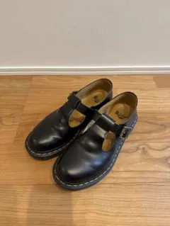 未使用✨ ドクターマーチン POLLY Ｔバー UK3 レザー ブラック 楽天市場】ドクターマーチン 靴 ポリー Tバーシューズ 正規品