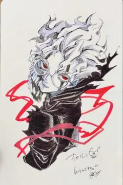 真*望様 Ｎｏ．25 手描きイラスト オカルン ファンアート