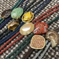 ループタイ ネックアクセサリー タティングレース 手編みアクセサリー 