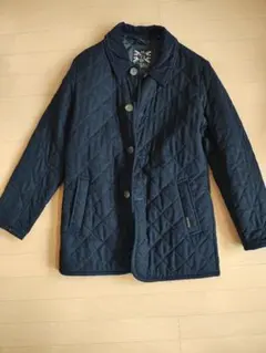 LAVENHAM ネイビー コットンキルティングジャケット S