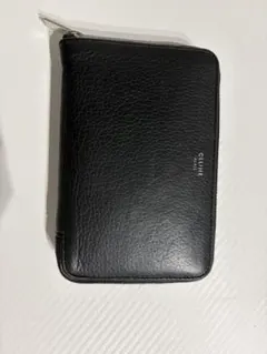 CELINE 二つ折り財布 ラウンドファスナー ブラック イエローのサムネイル