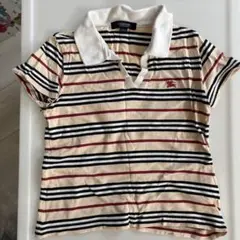 BURBERRY ポロシャツ 120A ストライプ