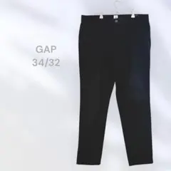 GAP デニムパンツ 34/32 黒　ストレート　カジュアル　シンプル　着回しのサムネイル