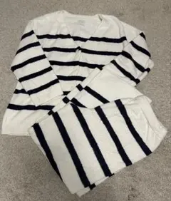 ジェラートピケ　セットアップ　ルームウェア　パジャマ