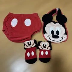 ミッキーパンツ　靴下　スタイ　まとめ売り　ディズニー公式　70〜90サイズ