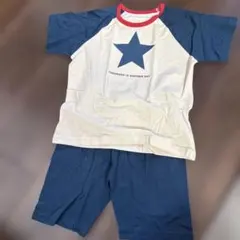 Elfin Doll パジャマ 星柄 ネイビー 半袖のサムネイル