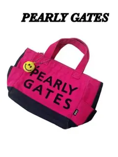 美品】PEARLY GATES ケーブルニットカートバッグ マルチカラー - メルカリ