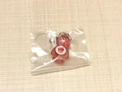 ケアベア クリアマスコットチャーム2 スマートハートベア　赤