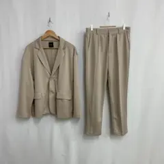 G.O.C セットアップ テーラードジャケット スラックス ベージュ M