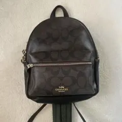 COACH ダークブラウン リュック