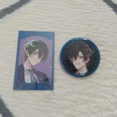 み*有様 四季凪アキラ 缶バッジ&チェキ風カード セット