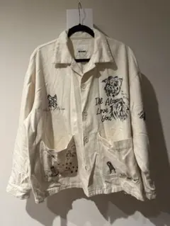 yusho kobayashi 猫デザイン 長袖シャツ - メルカリ