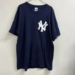 ニューヨークヤンキース　松井　Tシャツ　ネイビー　L わ22