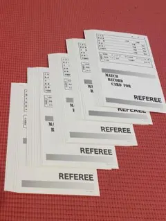 サッカー審判カード50枚セット