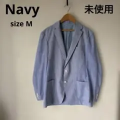 【未使用】wg124 Navy サマージャケット MENS sizeMテーラードのサムネイル