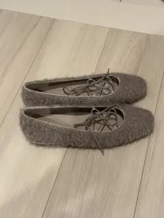 Randa レースアップフラットパンプス