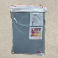 新品未使用】ヒートテッククルーネックTシャツ八分袖　ブルー　ユニクロ　XLサイズ