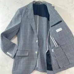 マッキントッシュ トロッタージャケット L クールマックス 千鳥格子 B1447