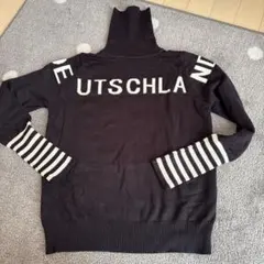 タートルネックセーター ブラック