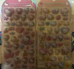 ハローキティ コットンパフィー　2点