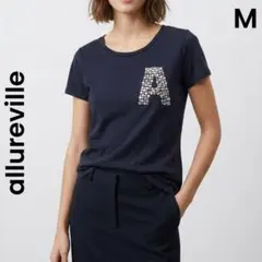 【allureville】アルアバイル M ビジューロゴ tシャツ カットソーのサムネイル