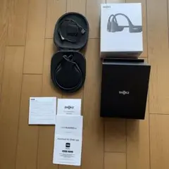 【中古】Shokz OPENRUN 骨伝導イヤホン＋専用ケース Amazon | 骨伝導 イヤホンケース 骨伝導ヘッドセット 携帯用収納