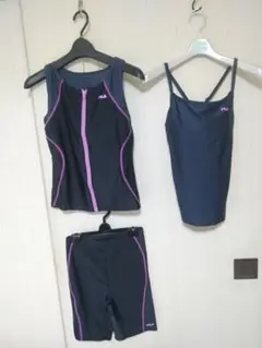 FILA 、セパレート水着 ブラック・ピンク