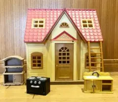 シルバニアファミリー はじめてのシルバニアファミリー ハウス＆家具3点セット