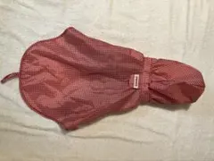 pompreece 犬用レインコート　赤チェックのサムネイル