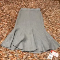 マーメイドニットスカート ミント