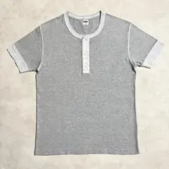 Pherrows フェローズ PCT2-S 半袖 ヘンリーネックTシャツ グレーのサムネイル