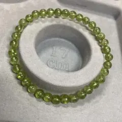 ペリドット　5ミリ　天然石ブレスレット　天然石ブレスレット