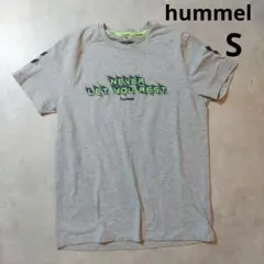 hummel　プリントtシャツ　メンズ　Sサイズ　グレー　ヒュンメルのサムネイル