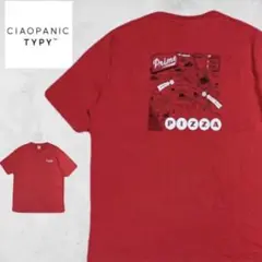 CIAOPANIC TYPY チャオパニック 半袖 Tシャツ プリント 赤 M