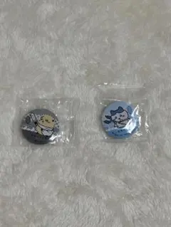 ちいかわ くら寿司コラボ 缶バッジ ハチワレ ラッコ