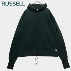 90s RUSSELL プルオーバーパーカー ダークグリーン USA製 M
