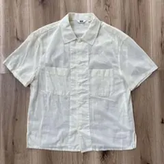 新品 未使用 UNIQLO U シアーコットンシャツ
