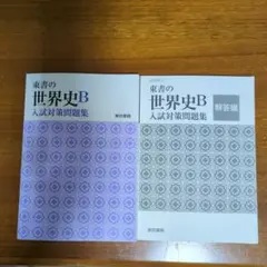 東書の世界史B 入試対策問題集