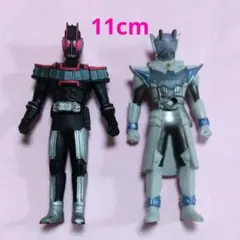 仮面ライダー ウィザード ディケイド 11cm ソフビ 2個セット
