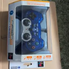新品未開封　PS2 アナログ振動パッド2 TURBO/ブルー