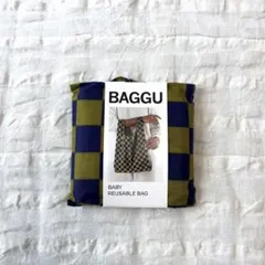 完売品【新品未使用】BAGGU バグー baby グリーンネイビー チェックのサムネイル