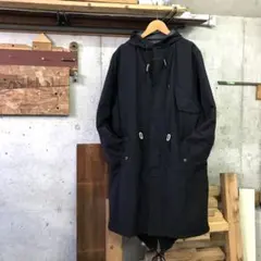 JOHNBULL モッズコート 65/35クロス 黒 メンズ M ジョンブル
