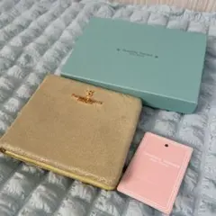 【新品未使用】Samantha Thavasa黄色 箱付き 二つ折り財布