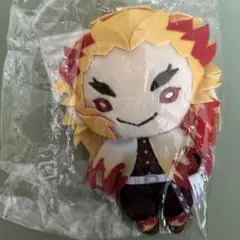 【新品未開封】鬼滅の刃 にとたん ボールチェーン付き ぬいぐるみ 煉獄杏寿郎