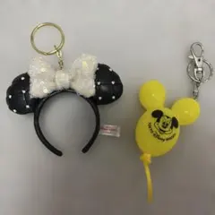 ディズニーカチューシャキーチェーン　バルーンキーホルダー　まとめ売りのサムネイル