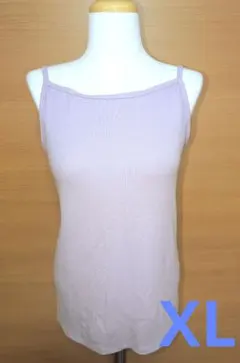 タグ付き新品★UNIQLOエアリズム★コットンボートネックブラキャミソール