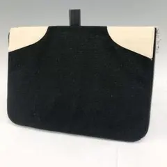 美品◎メルセデスベンツ　非売品クラッチバッグ　キャンバス　黒　リ575