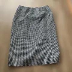 中古GEORGES RECH 千鳥格子 タイトスカート 38