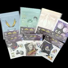 一番くじ ヒロアカ G賞 ステーショナリー ステッカージッパーバッグ付箋 コンプ