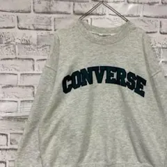 コンバース　スウェットトレーナー　古着ヴィンテージ　グレーM 1225